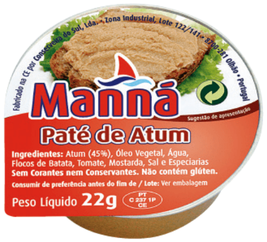 Pasta Atum MANNÁ 100x22g | Compre no 360hyper | 360hyper - O Seu  Supermercado Online