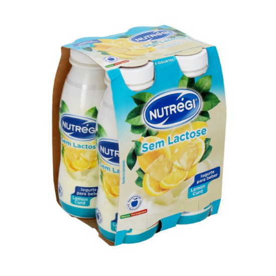 Imagem de Iogurte Líquido com Polpa de Limão sem Lactose Nutregi 4x170g